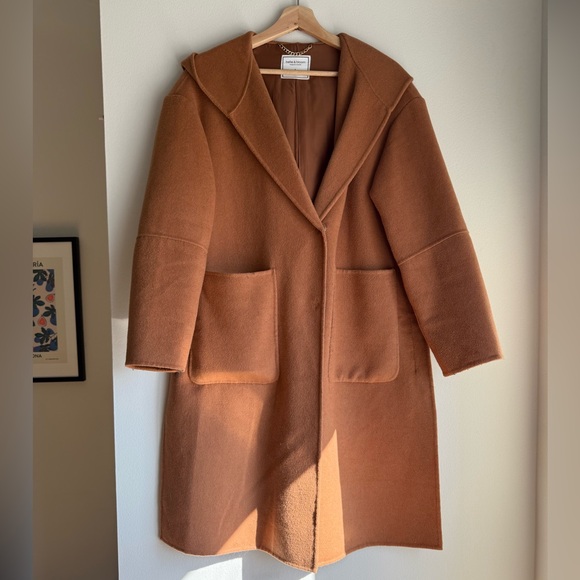 EUC Belle & Bloom Walk This Way Wool Blend Oversized Coat - Picture 4 of 5